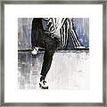 The Beatles John Lennon Reflection Framed Print