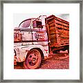 The Beauty Of An Old Truck Framed Print