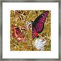 The Beauty Of Sharing - Gold Framed Print
