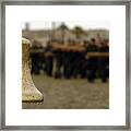 The Bell Is Present On The Beach Framed Print