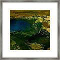 The Blue Lake Framed Print