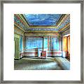 The Blue Room Of The Villa With The Colored Rooms Framed Print