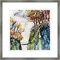 The Bridge Between Two Worlds Framed Print