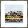 The Bush Family Compound On Walkers Point Framed Print