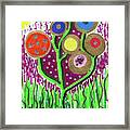 The Button Ball Tree Framed Print