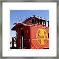 The Caboose Framed Print