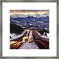 The Call Of The Mountains Framed Print