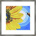 The Call Of The Sunflower Framed Print