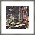 The Candy Shop Framed Print