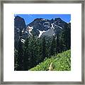 The Cascade Alps Trail Framed Print