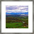 The Champlain Valley Framed Print