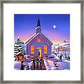 The Christmas Carolers Framed Print