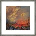 The City In The Sea Framed Print