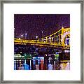 The Clemente Bridge Heading To The Northshore Framed Print