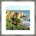 The Cliffs At Shell Beach California Framed Print