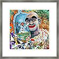The Clown Of Tivoli Gardens Framed Print