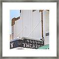 The Colony Theatre Framed Print