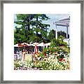 The Colony With Umbrellas Framed Print