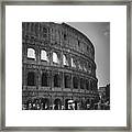 The Colosseum, Rome Italy Framed Print