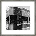 The Comedy Store Black And White Framed Print