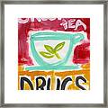 The Common Cure- Abstract Expressionist Art Framed Print