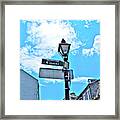 The Corner Of Conti Framed Print