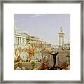 The Course Of Empire - The Consummation Of The Empire Framed Print