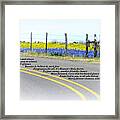 Freedom Around The Bend Framed Print