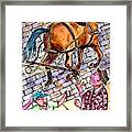 The Day The Fruit And Vegetable Horse Ran Away From The Wagon Framed Print