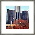The Detroit Renaissance Center Framed Print