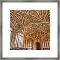 The Divinity School At The Bodleian Library Framed Print