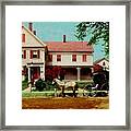 The Doctor Heads Out On A House Call Framed Print