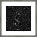 The Double Cluster Framed Print