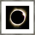 The Edge Of Totality 2 Framed Print