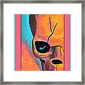 The Eye Of Death Abstract Skull Framed Print