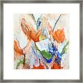 The Fairy Abstract Floral Painting Framed Print