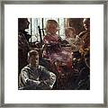 The Family Of The Painter Fritz Rumpf Framed Print