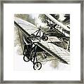 The First Reconnaissance Flight By The Rfc Framed Print