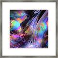 The Fluidity Of Time And Space Framed Print