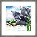 The Fly By Framed Print