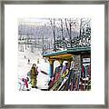 The Foggy Goggle At Seven Springs Framed Print