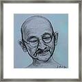 The Gandhi Head Framed Print