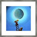The Girl With The Golden Heart Framed Print