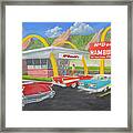 The Golden Age Of The Golden Arches Framed Print