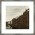 The Golden Bend In The Herengracht, Amsterdam, Seen From The West, 1672 Framed Print