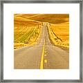 The Golden Road Framed Print