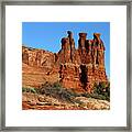 The Gossips Of Red Rockcountry Framed Print