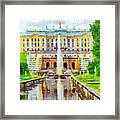 The Grand Palace At Peterhof Framed Print