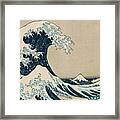 The Great Wave Of Kanagawa Framed Print