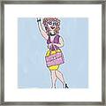 The Happy Woman Framed Print